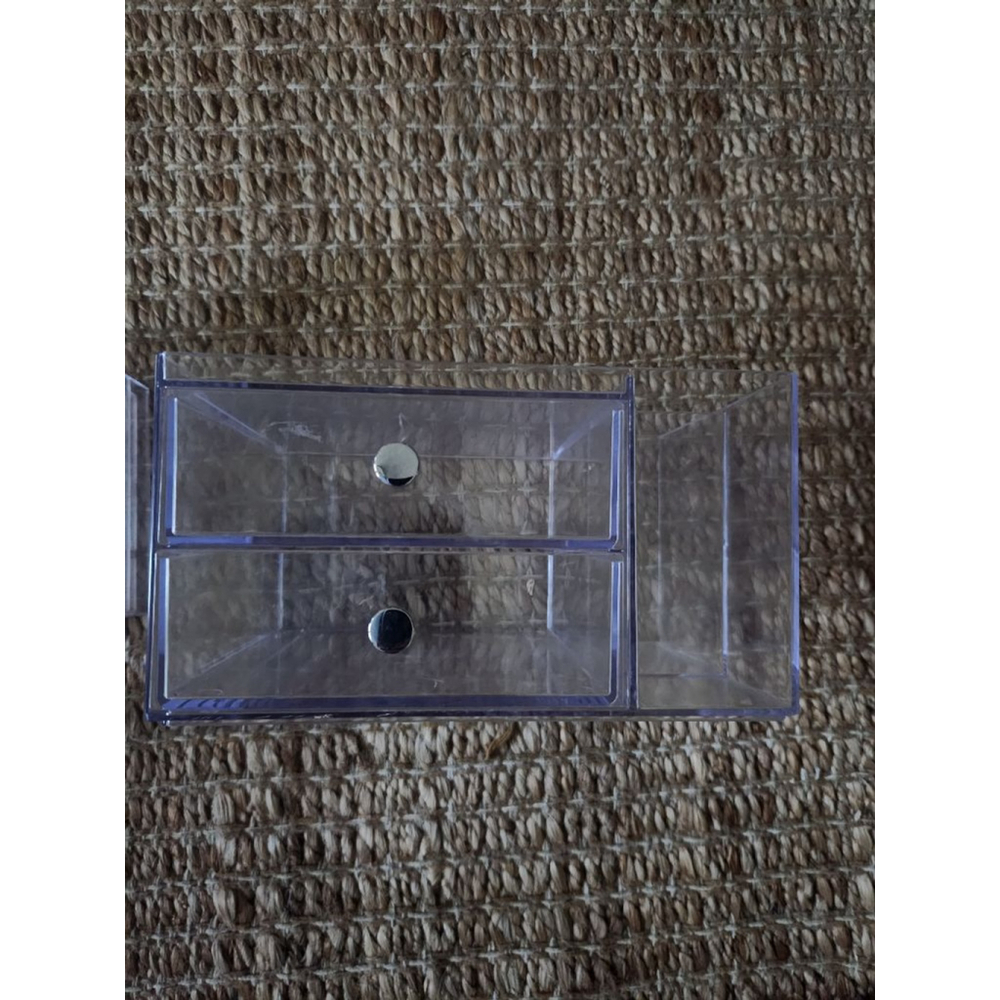 Seven Piece Unbranded Clear Acrylic Makeup Organizers/Storage One Size - Picture 10 of 10